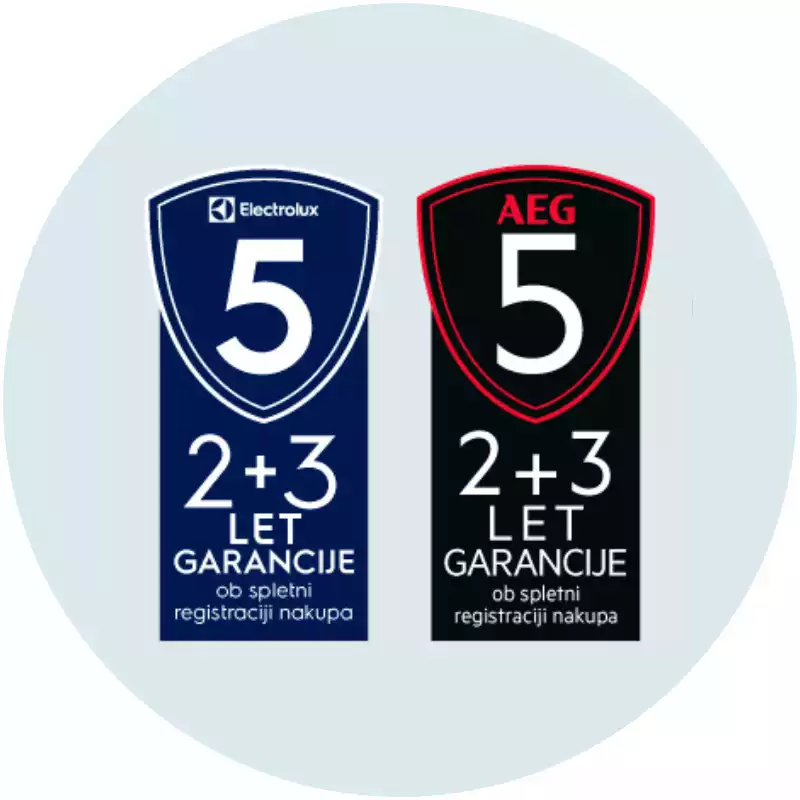 Electrolux & AEG podarjata 5 LET GARANCIJE - od 1.2.2022 do 15.12.2022