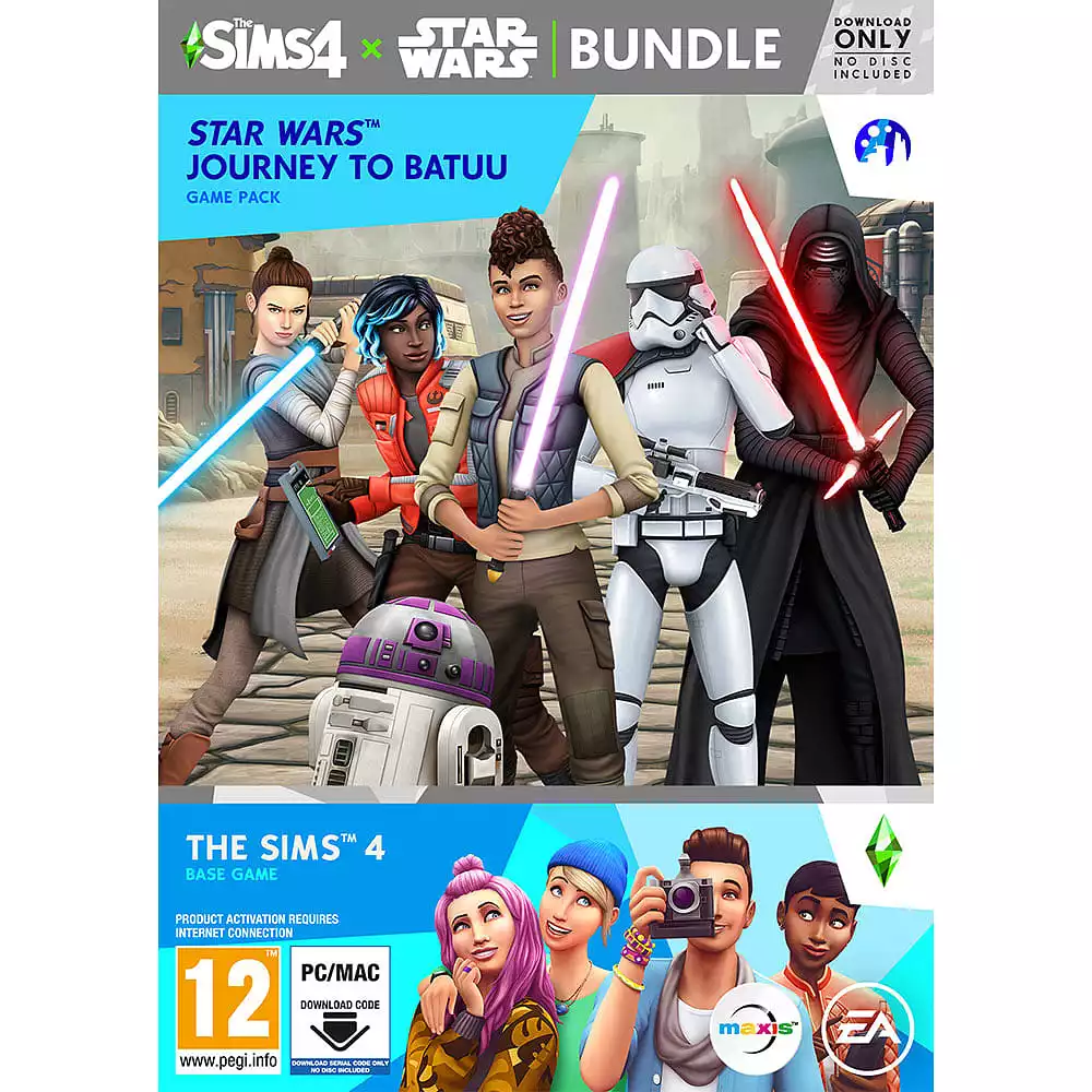 Igra The Sims 4 Star Wars: Journey To Batuu - Base Game and Game Pack Bundle za PC