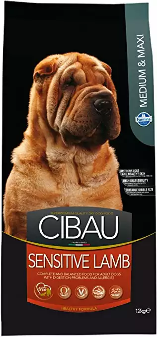 Hrana za pse CIBAU Sensitive Medium/Maxi, jagnjetina 12kg