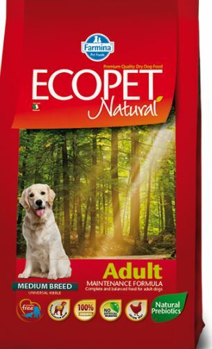 Hrana za pse Ecopet Natural Adult Medium 2,5kg