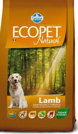 Hrana za pse Ecopet Natural Lamb, jagnjetina 2,5kg