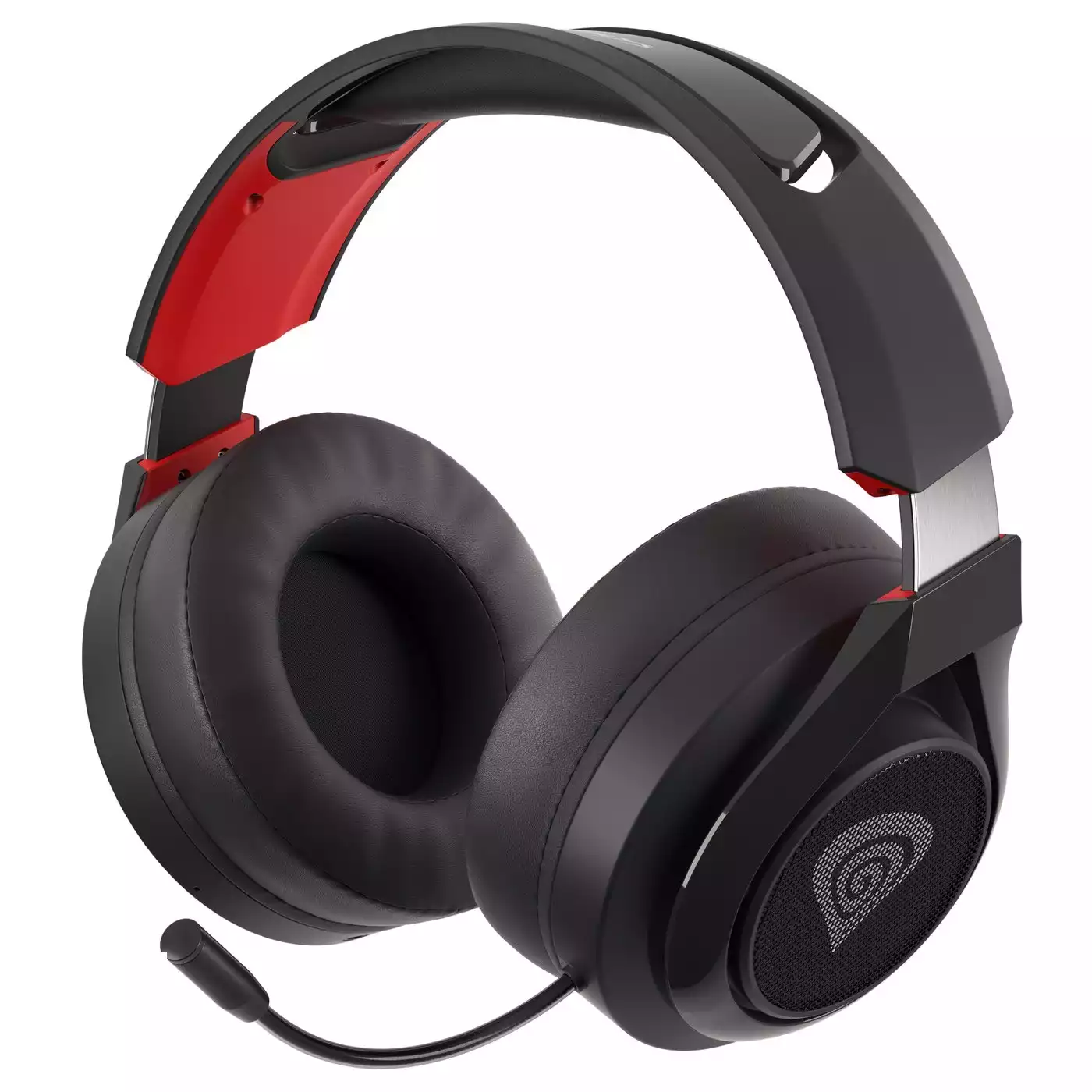 Naglavne slušalke SELEN 400, črno-rdeče