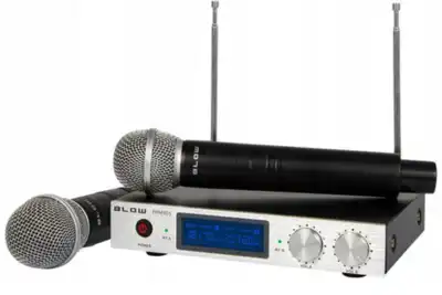 2x brezžični mikrofon s sprejemnikom PRM905
