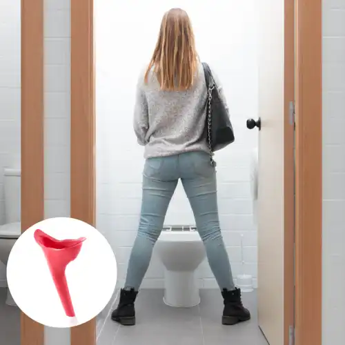 Prenosni ženski urinal Peepezy - Inovativna rešitev