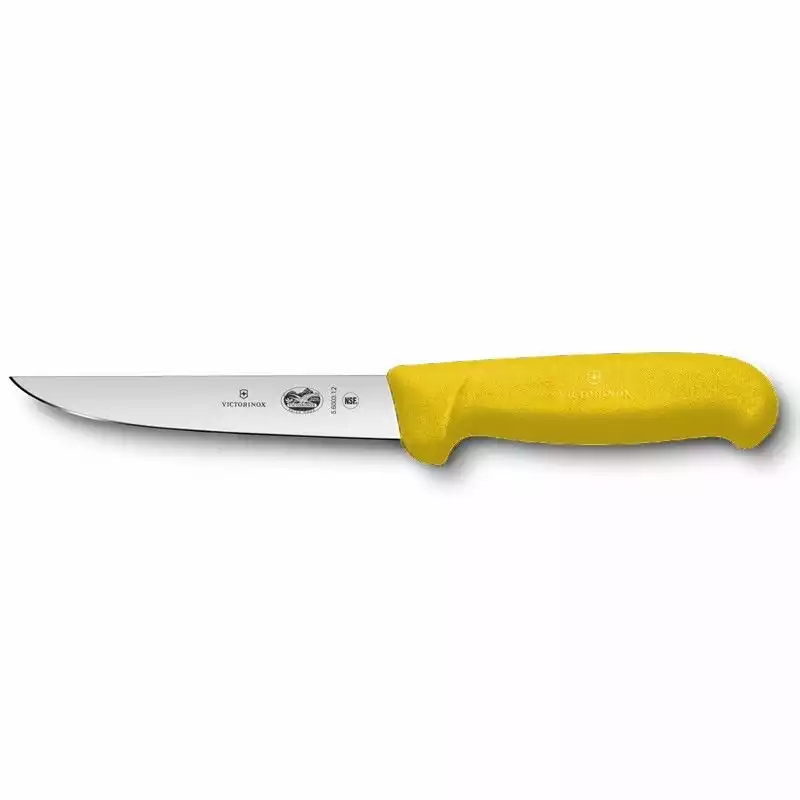 Nož za izkoščevanje, ravno in široko rezilo, 12 cm, rumen, VICTORINOX