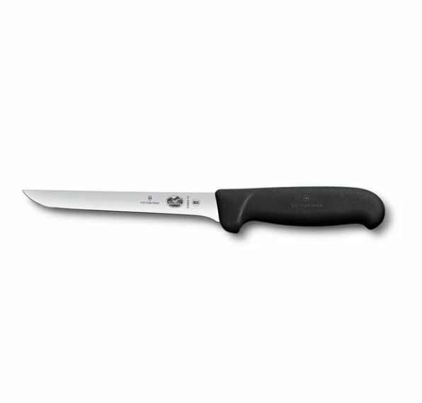 Nož za izkoščevanje, zaobljeno in ozko rezilo, 12 cm, črn, VICTORINOX