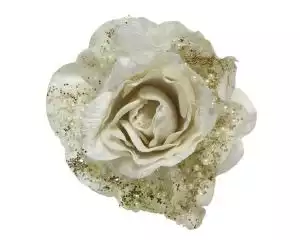 Vrtnica cvet božična bela 6cm, Kaem.
