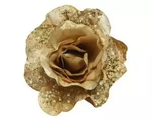 Vrtnica cvet božična zlata 6cm, Kaem.