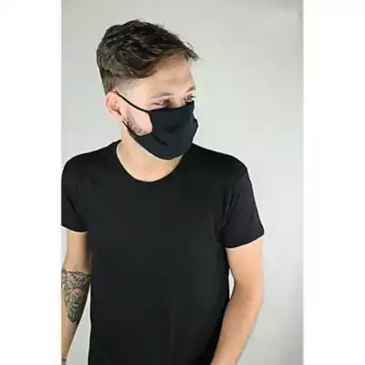 Maska (obrazna) - pralna dvoslojna z žičko za nos