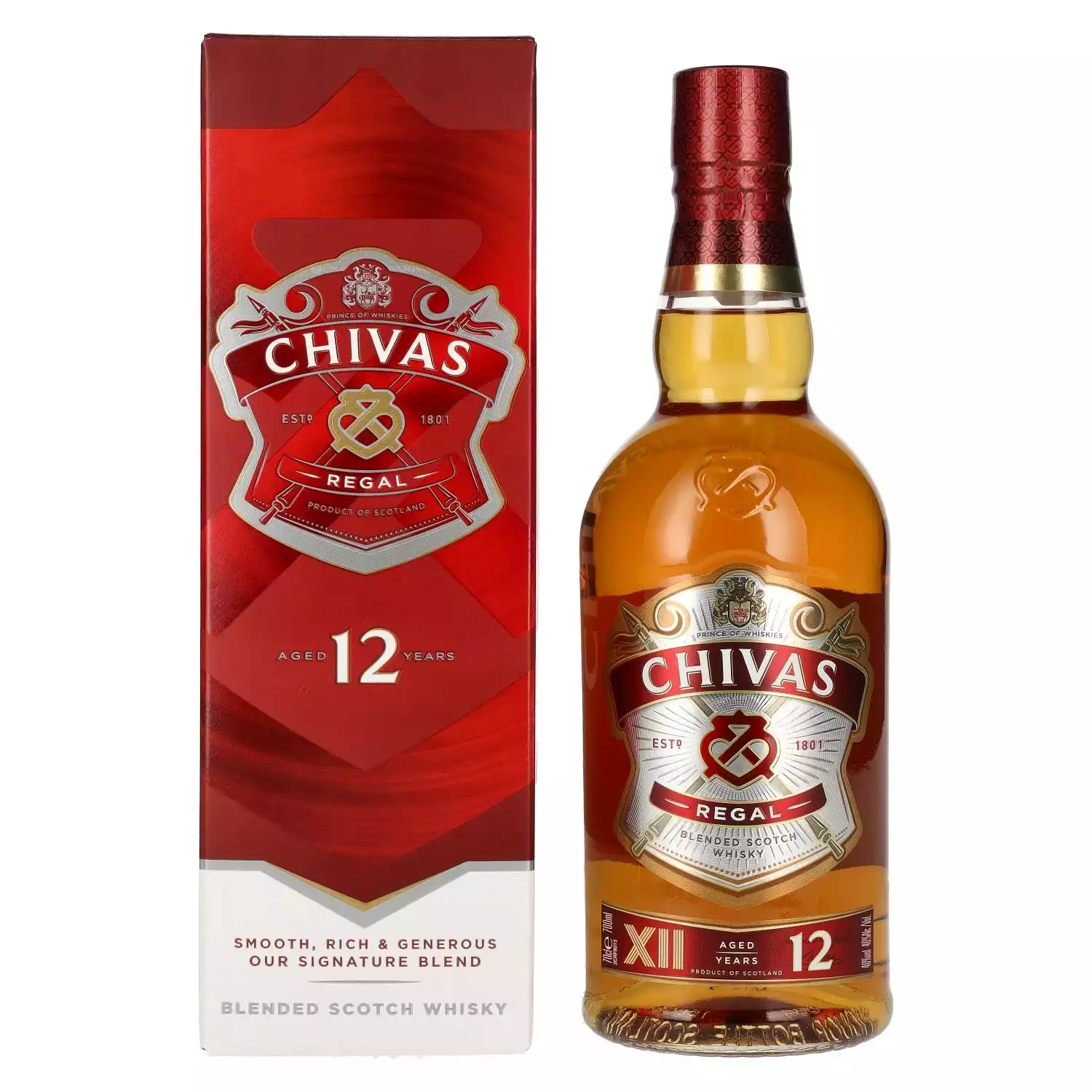 Chivas Regal Blended Scotch Whisky 12 Y o 