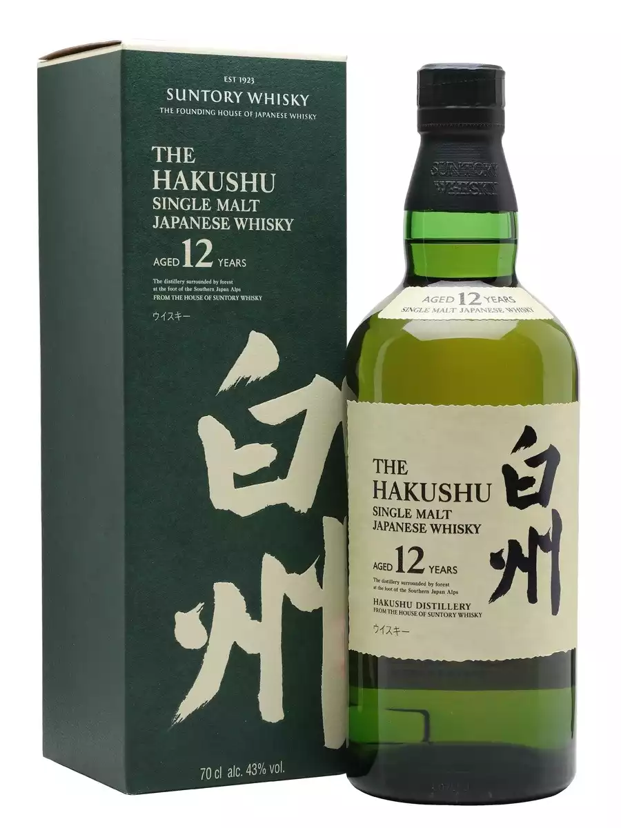 Hakushu Single Malt Japanischer Whisky 12 Jahre