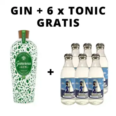 Gin Organic + 6x Tonic FREE