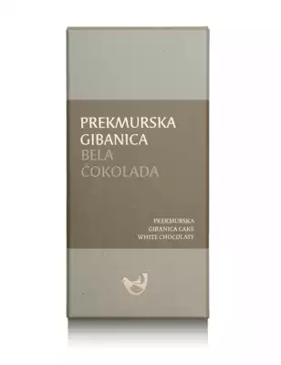 Prekmurska Gibanica in weißer Schokolade