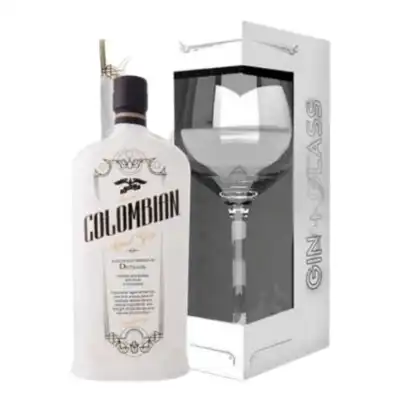 Dictador Ortodoxy Aged White Gin + glass (gift set)