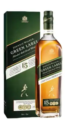 15 y.o. Green Label Blended Scotch Wisky