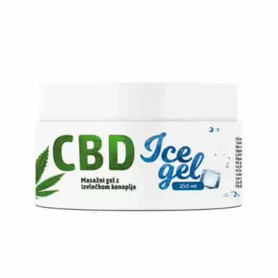 CBD Ice gel, rashlađujući gel za mišiće i zglobove, 250 ml