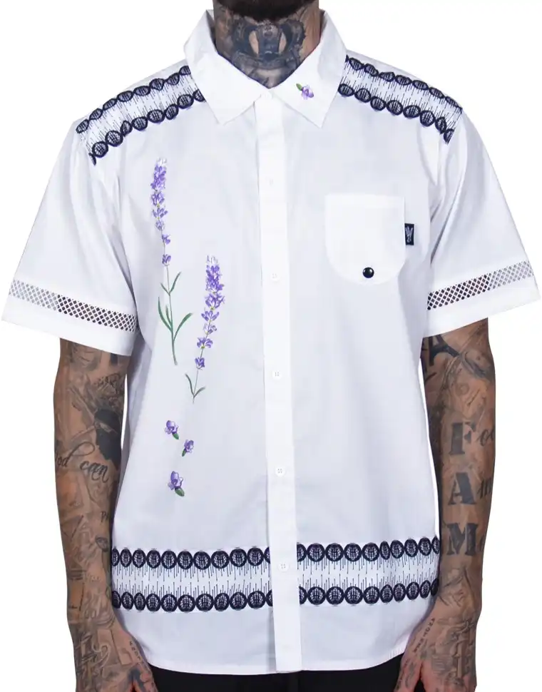 moška srajca Valensole Lavender SS Shirt