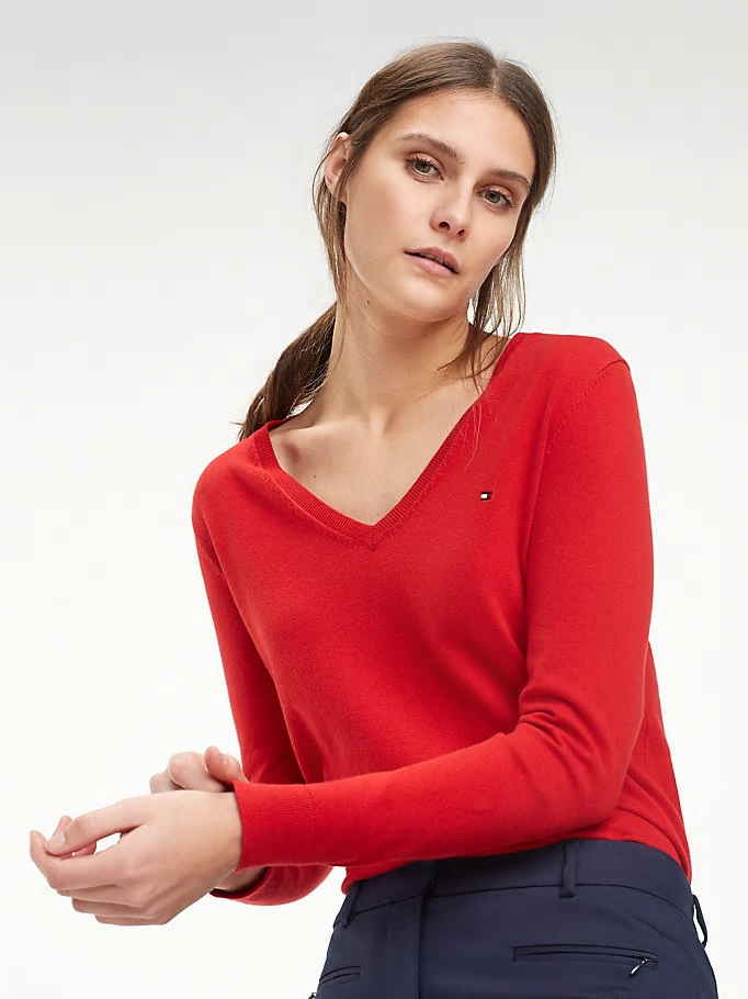 Tommy Hilfiger Th womenswear | heritage v-nk sweater