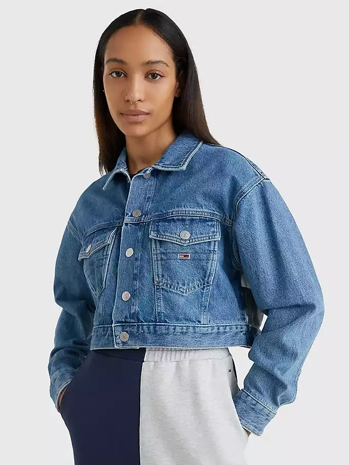 TH JEANS | CROPPED TRUCKER JACKET BF8032