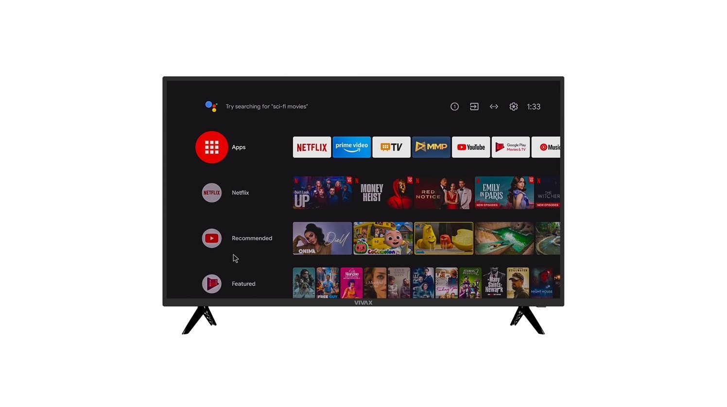 VIVAX TV IMAGO LED TV- 40LE20K B Series Android TV