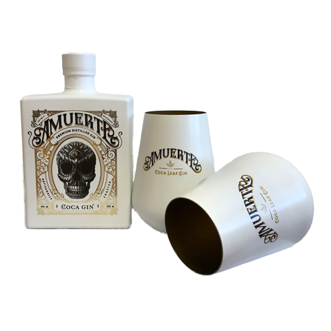 Amuerte Gin Amuerte White Edition 0.7L + Confezione Regalo 2 Bicchieri