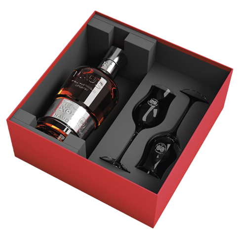 Cognac Naud XO 0.7L+ 2 Bicchieri Confezione Regalo