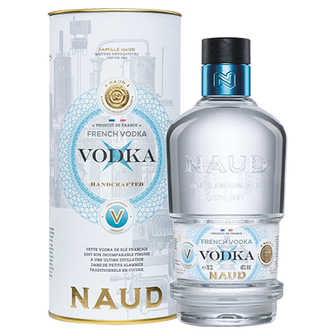 Confezione regalo Vodka Naud da 0,7 l
