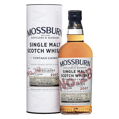 Whisky Mossburn No.28 Craigellachie 13YO 0.7L confezione regalo