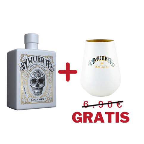 Gin Amuerte White Edition 0,7L + Kozarec Gratis