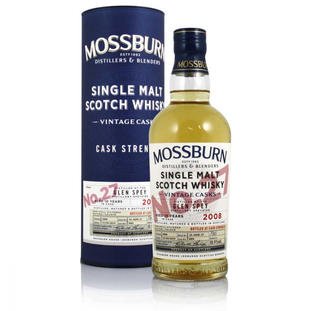 Viski Mossburn No.27 Glen Spey 10YO 0,7L Darilno Pakiranje