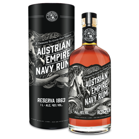 Rum Austrian Empire Navy Reserva 1863  0,7L Darilno Pakiranje
